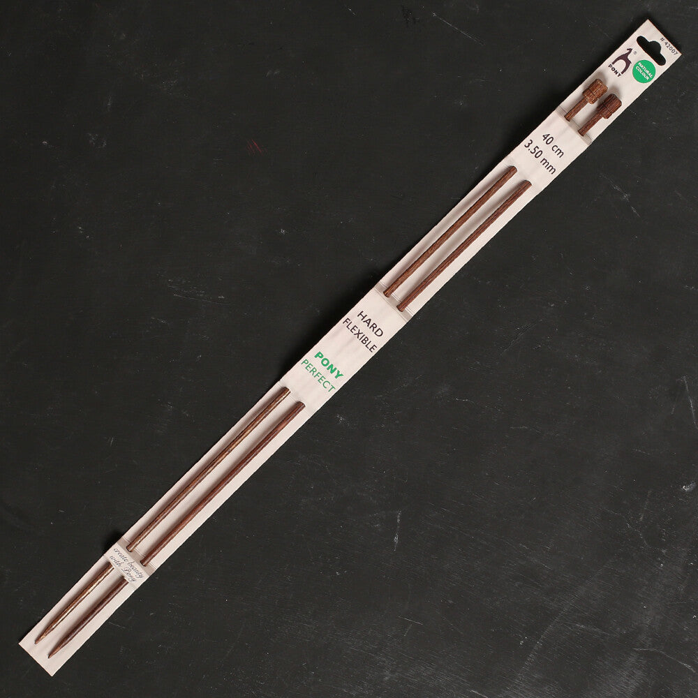 Pony perfect 40 cm 3.50 mm Ahşap Örgü Şişi - 42007